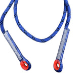 Maxbell Climbing Knotted Pre-sewn Eye-to-Eye Prusik Loop Cord Static Rope Blue 90cm