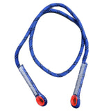 Maxbell Climbing Knotted Pre-sewn Eye-to-Eye Prusik Loop Cord Static Rope Blue 90cm