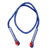 Maxbell Climbing Knotted Pre-sewn Eye-to-Eye Prusik Loop Cord Static Rope Blue 150cm