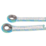 Maxbell Climbing Knotted Pre-sewn Eye-to-Eye Prusik Loop Cord Static Rope Blue 150cm