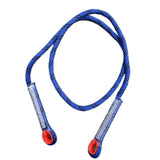 Maxbell Climbing Knotted Pre-sewn Eye-to-Eye Prusik Loop Cord Static Rope Blue 150cm