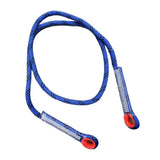 Maxbell Climbing Knotted Pre-sewn Eye-to-Eye Prusik Loop Cord Static Rope Blue 150cm