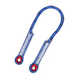 Maxbell Climbing Knotted Pre-sewn Eye-to-Eye Prusik Loop Cord Static Rope Blue 240cm