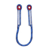 Maxbell Climbing Knotted Pre-sewn Eye-to-Eye Prusik Loop Cord Static Rope Blue 240cm