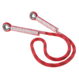 Maxbell Climbing Knotted Pre-sewn Eye-to-Eye Prusik Loop Cord Static Rope Red 90cm
