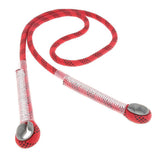 Maxbell Climbing Knotted Pre-sewn Eye-to-Eye Prusik Loop Cord Static Rope Red 120cm