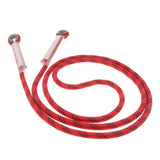 Maxbell Climbing Knotted Pre-sewn Eye-to-Eye Prusik Loop Cord Static Rope Red 210cm