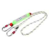 Maxbell 15KN Safety Lanyard Climbing Fall Protection Harness Belt Carabiner Rope A