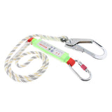 Maxbell 15KN Safety Lanyard Climbing Fall Protection Harness Belt Carabiner Rope B