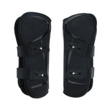 Maxbell 1 Pair Horse Leg Boots Equestrian Front Hind Tendon Protection Black Front