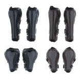 Maxbell 1 Pair Horse Leg Boots Equestrian Front Hind Tendon Protection Black Front