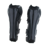 Maxbell 1 Pair Horse Leg Boots Equestrian Front Hind Tendon Protection Black Front