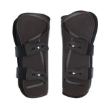 Maxbell 1 Pair Horse Leg Boots Equestrian Front Hind Tendon Protection Brown Front