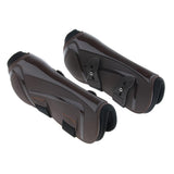 Maxbell 1 Pair Horse Leg Boots Equestrian Front Hind Tendon Protection Brown Front