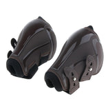 Maxbell 1 Pair Horse Leg Boots Equestrian Front Hind Tendon Protection Brown Rear