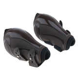 Maxbell 1 Pair Horse Leg Boots Equestrian Front Hind Tendon Protection Brown Rear