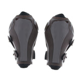 Maxbell 1 Pair Horse Leg Boots Equestrian Front Hind Tendon Protection Brown Rear