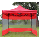 Maxbell Waterproof Instant Canopy Tent Sidewall Sun Shade Shelter Red B 190x290cm