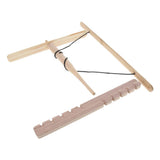 Maxbell Outdoor Primitive Fire Starter Tool Wood Bow Drill Survival Friction Kit Double