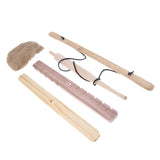 Maxbell Outdoor Primitive Fire Starter Tool Wood Bow Drill Survival Friction Kit Double