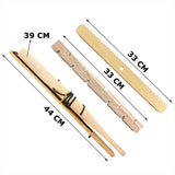 Maxbell Outdoor Primitive Fire Starter Tool Wood Bow Drill Survival Friction Kit Double