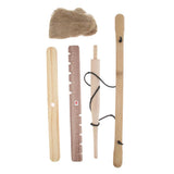 Maxbell Outdoor Primitive Fire Starter Tool Wood Bow Drill Survival Friction Kit Double
