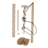 Maxbell Outdoor Primitive Fire Starter Tool Wood Bow Drill Survival Friction Kit Promoted