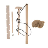 Maxbell Outdoor Primitive Fire Starter Tool Wood Bow Drill Survival Friction Kit Promoted