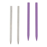 Maxbell 2pcs Stainless Steel Paracord Fid Lacing Stitching Needles Outdoors 90mm