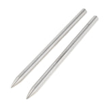Maxbell 2pcs Stainless Steel Paracord Fid Lacing Stitching Needles Outdoors 90mm