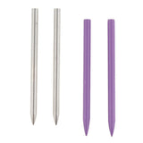 Maxbell 2pcs Stainless Steel Paracord Fid Lacing Stitching Needles Outdoors 90mm