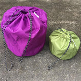 Maxbell Camping Tableware Pot Storage Bag Drawstring Organize Picnic Plates Bowl M