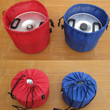 Maxbell Camping Tableware Pot Storage Bag Drawstring Organize Picnic Plates Bowl M