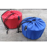 Maxbell Camping Tableware Pot Storage Bag Drawstring Organize Picnic Plates Bowl M