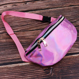 Maxbell Waterproof Reflective Bum Waist Bag Running Jogging Hiking Fanny Pack Wallet Pink