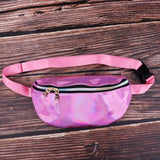 Maxbell Waterproof Reflective Bum Waist Bag Running Jogging Hiking Fanny Pack Wallet Pink