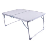 Maxbell Folding Camping Table Portable Picnic Outdoor Garden BBQ Dining Desk White