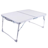 Maxbell Folding Camping Table Portable Picnic Outdoor Garden BBQ Dining Desk White
