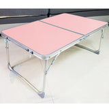 Maxbell Folding Camping Table Portable Picnic Outdoor Garden BBQ Dining Desk Pink