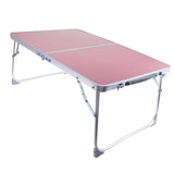 Maxbell Folding Camping Table Portable Picnic Outdoor Garden BBQ Dining Desk Pink