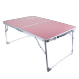 Maxbell Folding Camping Table Portable Picnic Outdoor Garden BBQ Dining Desk Pink