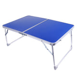 Maxbell Folding Camping Table Portable Picnic Outdoor Garden BBQ Dining Desk Blue