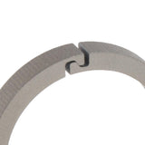 Max Titanium Ring Buckle Round Snap Hook Keychain Carabiner Clip 22mm Silver