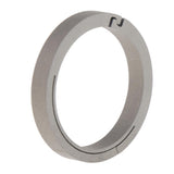 Max Titanium Ring Buckle Round Snap Hook Keychain Carabiner Clip 22mm Silver