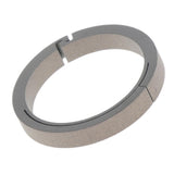 Max Titanium Ring Buckle Round Snap Hook Keychain Carabiner Clip 22mm Silver
