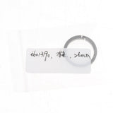 Max Titanium Ring Buckle Round Snap Hook Keychain Carabiner Clip 26mm Silver