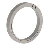 Max Titanium Ring Buckle Round Snap Hook Keychain Carabiner Clip 26mm Silver