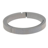 Max Titanium Ring Buckle Round Snap Hook Keychain Carabiner Clip 26mm Silver