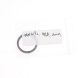 Max Titanium Ring Buckle Round Snap Hook Keychain Carabiner Clip 26mm Colorful