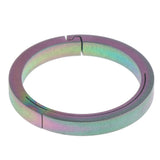 Max Titanium Ring Buckle Round Snap Hook Keychain Carabiner Clip 26mm Colorful